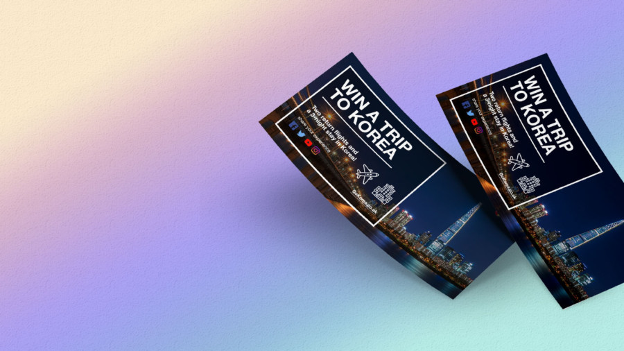 Win two return flights and a 3-night stay in Korea!